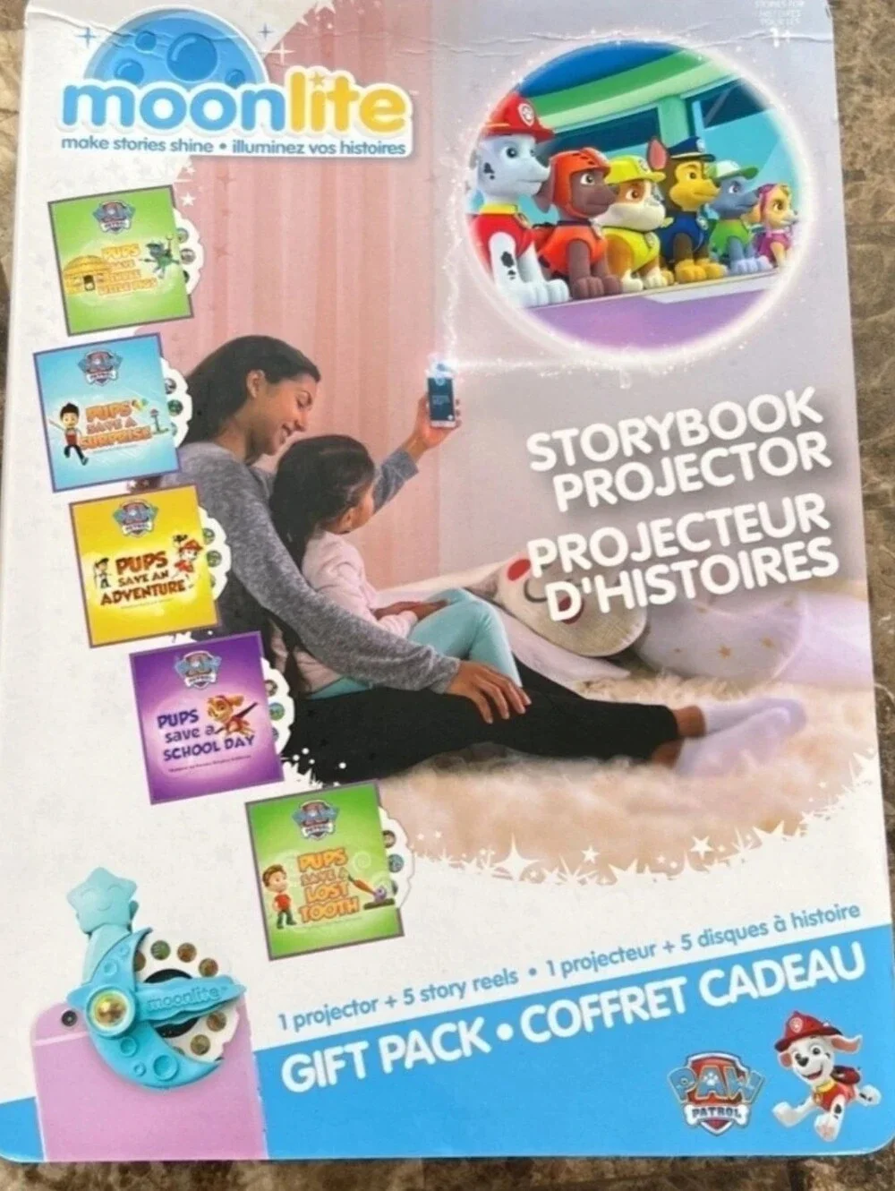 Paw Patrol Set *: Movie Theater Storybook and Movie Projector Gift Set